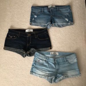 Lot of 3 Hollister Shorts